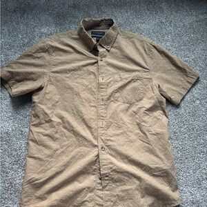 Banana Republic Men's Brown Casual Button Down Shirt
